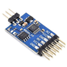 Pour CaméRa Traverse FPV Commutateur VidéO Bidirectionnel à Trois Voies Commutateur éLectronique TéLéCommande Module VidéO de Commutation