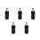 5Pièces Supports De Aluminium Noir Pour Usage Intensif 7