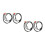 Audio Y-Splitter Cable 2 to 3.5mm 4 pcs 3