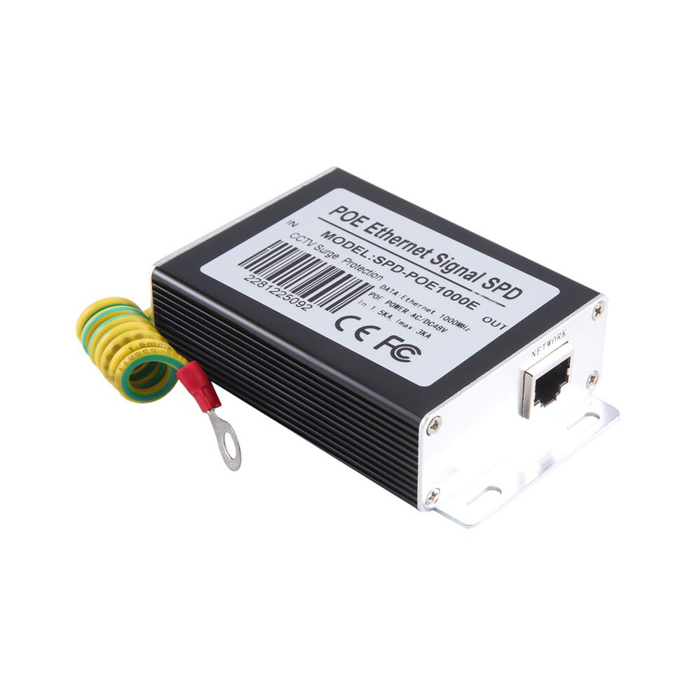 Single-Channel Gigabit Poe Poe Ethernet Signal Spd Network Surge Protector 1000Mbps Spd Preventer For Cctv Ip Cameras 6132795481772