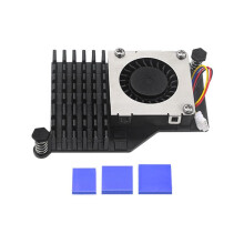 Für Raspberry Pi 5 AktivküHler mit Speed-LüFter, Metall-KüHlköRper