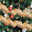 Weihnachtsband 2,5" x 10Yds Drahtglitzer 4