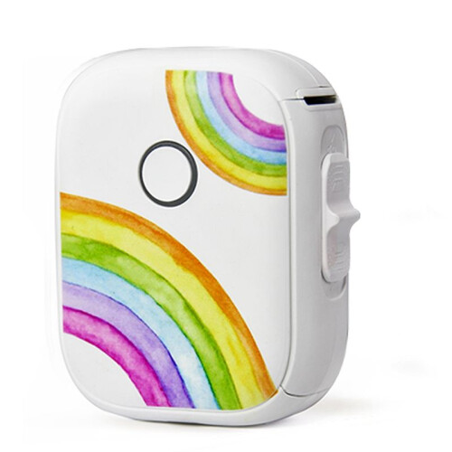 Portable Label Maker P12 Wireless  Continuous Label Printer Label Maker Machine for Storage Office Home,C