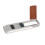 For  XM5 L-Type Camera Wooden Handle Arca Swiss Quick Release L Plate Compatible Tripod Mount Silver 1