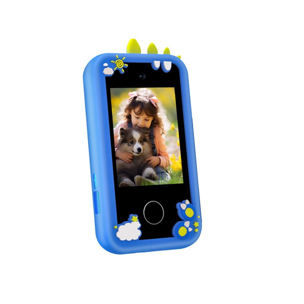 Tauoh Children Phone Touchscreen Learning Toy Hd Dual Camera Cell Music Player Painting Game Early Educational Toy Gift