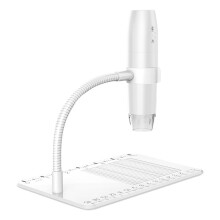 1000X WiFi USB Digitalt Mikroskop 4,3 Tums Skärm Elektroniskt 1080P Lödmyntsmikroskop med 8 LED-Ljusvita