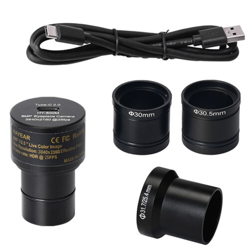HAYEAR HD 4K 8 Million Pixels Microscope Camera IMX 317 CMOS USB2.0 ...