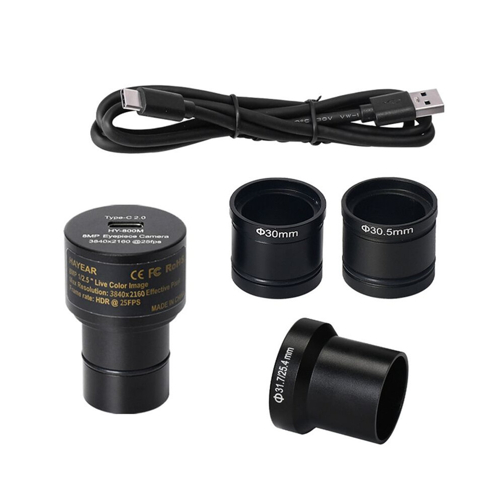 HAYEAR HD 4K 8 Million Pixels Microscope Camera IMX 317 CMOS USB2.0 ...