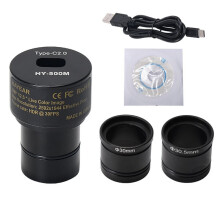 HAYEAR ESP32 WLED Câmera de Microscópio X5 Milhões de Pixels Câmera Industrial 30 Quadros USB 2.0 Driver Livre Ocular Eletrônico