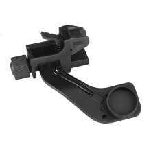 Adaptateur de Bras en J en Alliage D'Aluminium pour Supports PVS14, Accessoires de Montage pour Lunettes de Vision Nocturne et Casque