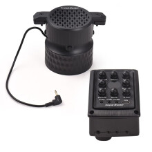 Sound Hunter Guitar Pickup Wooden 8W Speaker Guitar Sound Hole Pickup Board Chorus Delay Reverb Functions No Punching Pickup