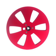 7 Inch 6 Hole 1/4 Empty Take Reel to Reel Small Hub Empty Tape Reels Opening Machine Tray Metal Tape Recorder Parts B