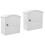 2Stk Milchbox Wandmontage Mit Robustem Kunststoff Weiß 6