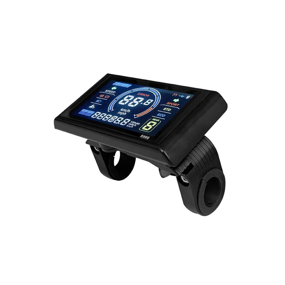 Ebike Lcd Display 24-72V 5Pins Lcd-S966 Color Screen Waterproof Compatible With No 2 Protocol Controller 4711331914473
