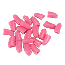 20 pcs Soft Nail Caps For Cat Pet Claw Control Paws off + Adhesive Glue -Light ,Size S