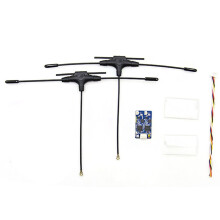 900 MHz 2,4 GHz 915 M ELRS Dwuzakresowy Odbiornik Gemini RX ExpressLRS TCXO dla RC FPV Racing Drone Dalekiego Zasięgu 80 mm X 2