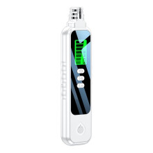 Gasleckdetektor Tragbarer Naturgasdetektor Methan Hexan Propan Sniffer für Zuhause/Draußen Weiß Enthält Batterie