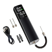 Bomba de Bola Elétrica, Bomba de Bola Portátil para Bolas Esportivas Bomba de Basquete Elétrica com Manômetro e Luz LED
