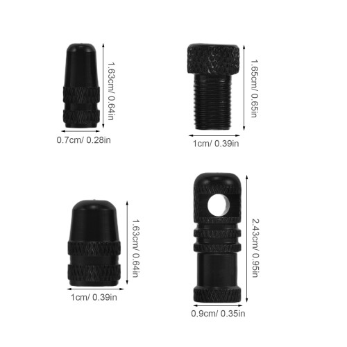 4Ensembles Caches Valve Aluminium Design Élégant Usage Auto 2