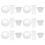 30Sets Witte Afvoerslangsluiter ABS Voor Wasmachine En Riool Afvoer 3