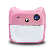 HD MiniPrint Camera Children'S Print Camera Thermal Print Digital Camera Digital Camera Suitable for Girl Boy Children,A