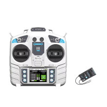 Transmissor RC com Sistema de Rádio Receptor MC8RE-V2 para Aeronave RC Helicóptero de Asa Fixa Uav Carro RETORNO DUPLO