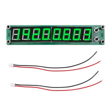 0.1MHz-1200MHz RF Signal Frequency Counter Cymometer Meter Tester with LED Display Screen for Radio,Green Light