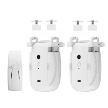 Dual TUYA WiFi Curtains Robot T/U-Rail Tracks Automatic Curtain Opener Remote Control Curtain Motor Life