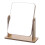 High Definition Makeup Mirror Wooden Rotatable Mirror Desktop Mirror Decor 1
