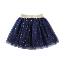 Tule tutu rokjes voor peutermeisjes, schattige feest- en dansrokjes, effen kleur, netstof, pailletten, sterren, tule, marineblauw, 2-3 jaar