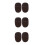 6Pièces Noir Nettoyage PU Chaussures Bottes Doux 5