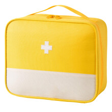 Sac de premiers secours rouge vide – Organisateur de rangement compact pour matériel de traumatologie, idéal pour les secouristes, la voiture,