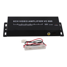DC12V Car Auto 1 A 8 de Salida de Señal de Vídeo Amplificador Spliter para DVD/LCD/TV Video Spliter MX1322