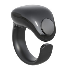 Rings Tasbih Counter Rings Elektronische Vinger Teller APP Ondersteuning Waterdichte 4-Cijferige Vinger Teller Zwart
