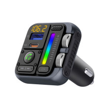 Trasmettitore FM 5.3 Adattatore per Auto Caricabatteria per Auto 42 W PD30 W Effetto Sonoro HIFI Chiamata Vivavoce Wireless Lettore MP3 USB