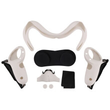 Per Copriobiettivo Meta Quest 3 Controller Covers Light-Blocking, Nasello e Protezione per il Viso per Accessori Quest 3 Bianca