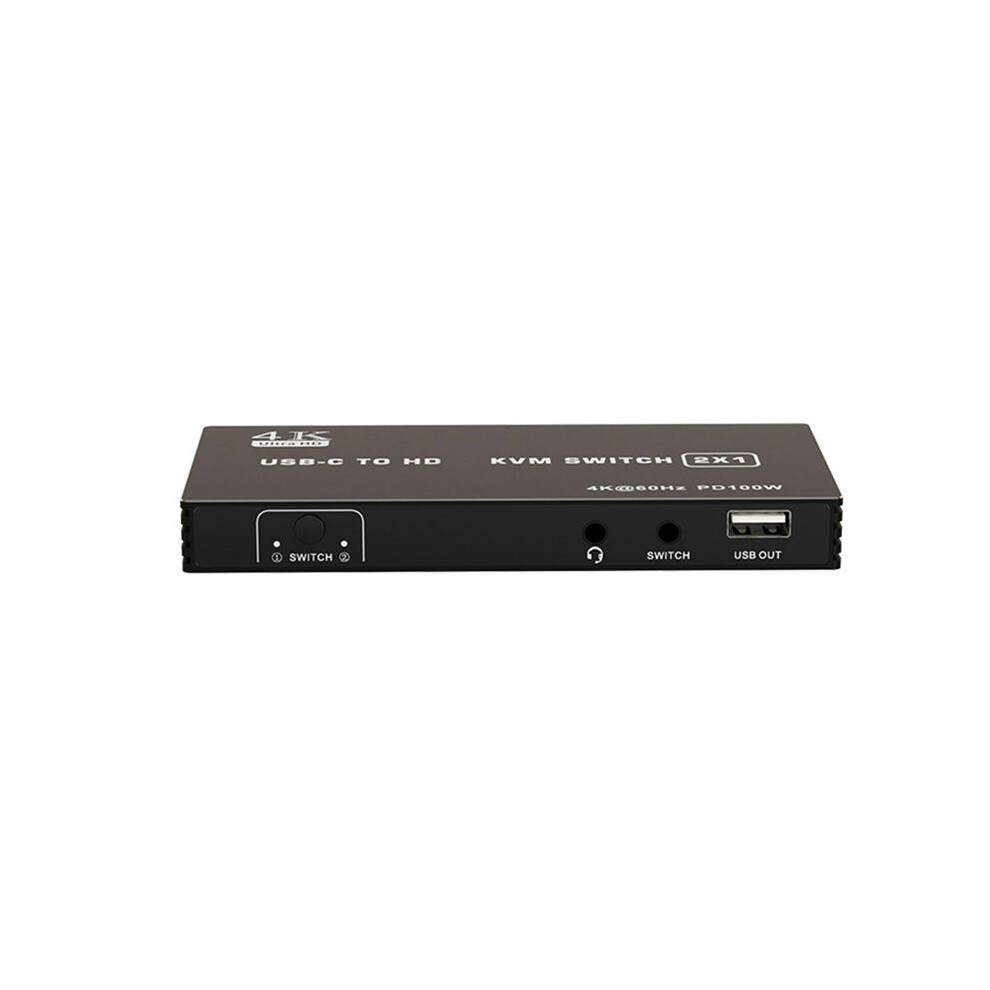4K Hd Kvm 2In 1 Out, Hd 2.1 Kvm 4K 60Hz For 2 Computers Share 1 Monitor 4712872019054