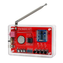 FM Radio DIY Electronic Kit 87-108MHZ Frequency RDA5807 Radio Production Kit med Antenn DIY Lodning Project Practice