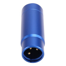 Phantom Power Adapter Microfoon Systeem Audio Mixer voor Condensator Microfoon 48V XLR Microfoon Adapter 3.5mm Blauw