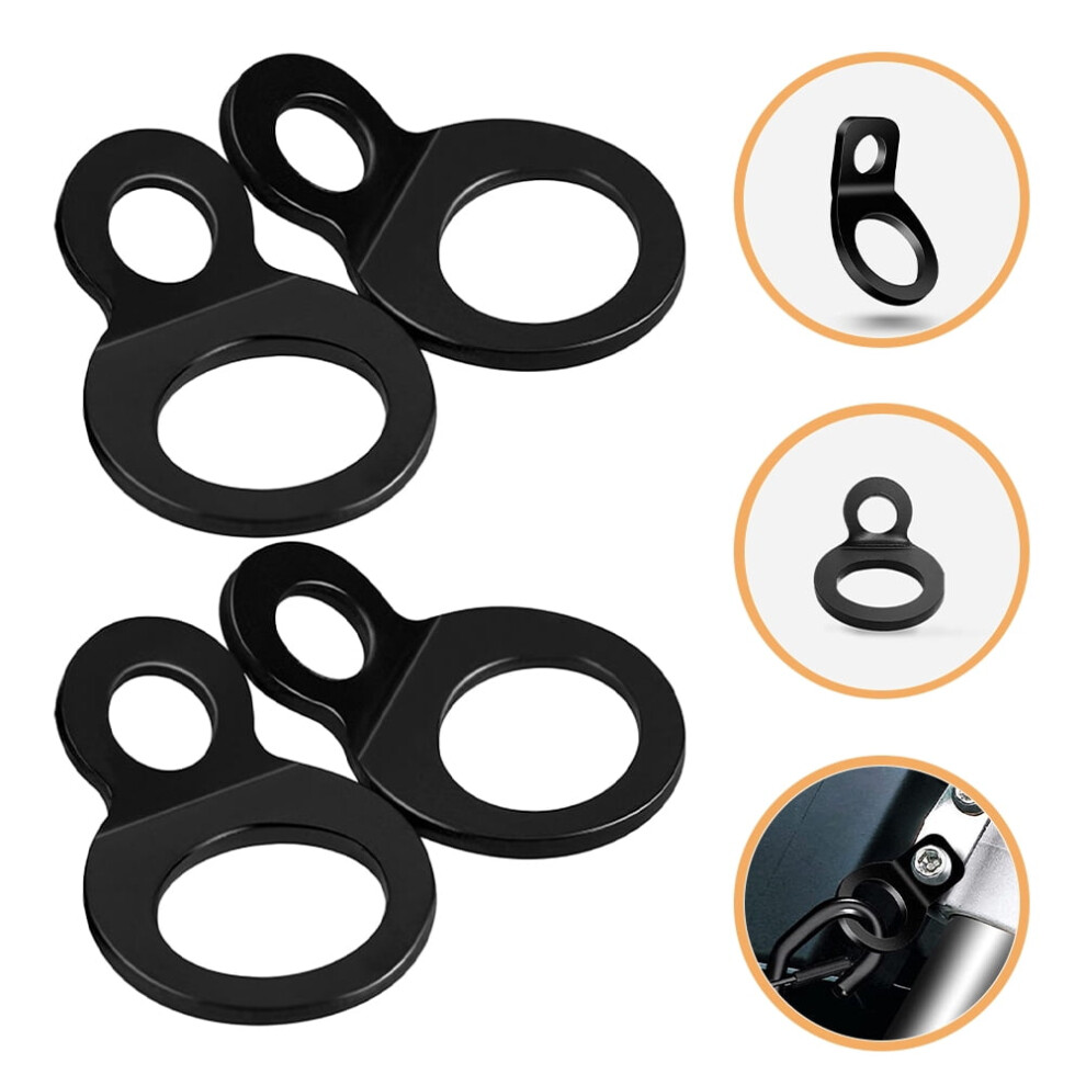 10Pcs Heavy Duty Black Tie Down Hooks For Trailer Truck Rv Cargo Anchor Strapping 9450273893587