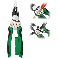 8-in-1 Wire Stripping Pliers with Voltage Tester, Compatible with Automotive & Electrical Repair