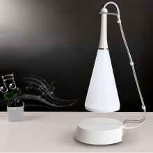 Lampe de table LED moderne avec haut-parleur Bluetooth et commande tactile – Convient pour la décoration de la chambre, du bureau et de la table