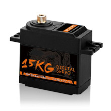 Servo 15KG Metal Gear Digital Servo High Torque Anti-Burn Servo for FPV Drone RC Car Robot