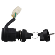 5-Wire Ignition Key Lock Assembly for 2-5KW Gasoline Generators, Combination Start , Fits Gas Generator