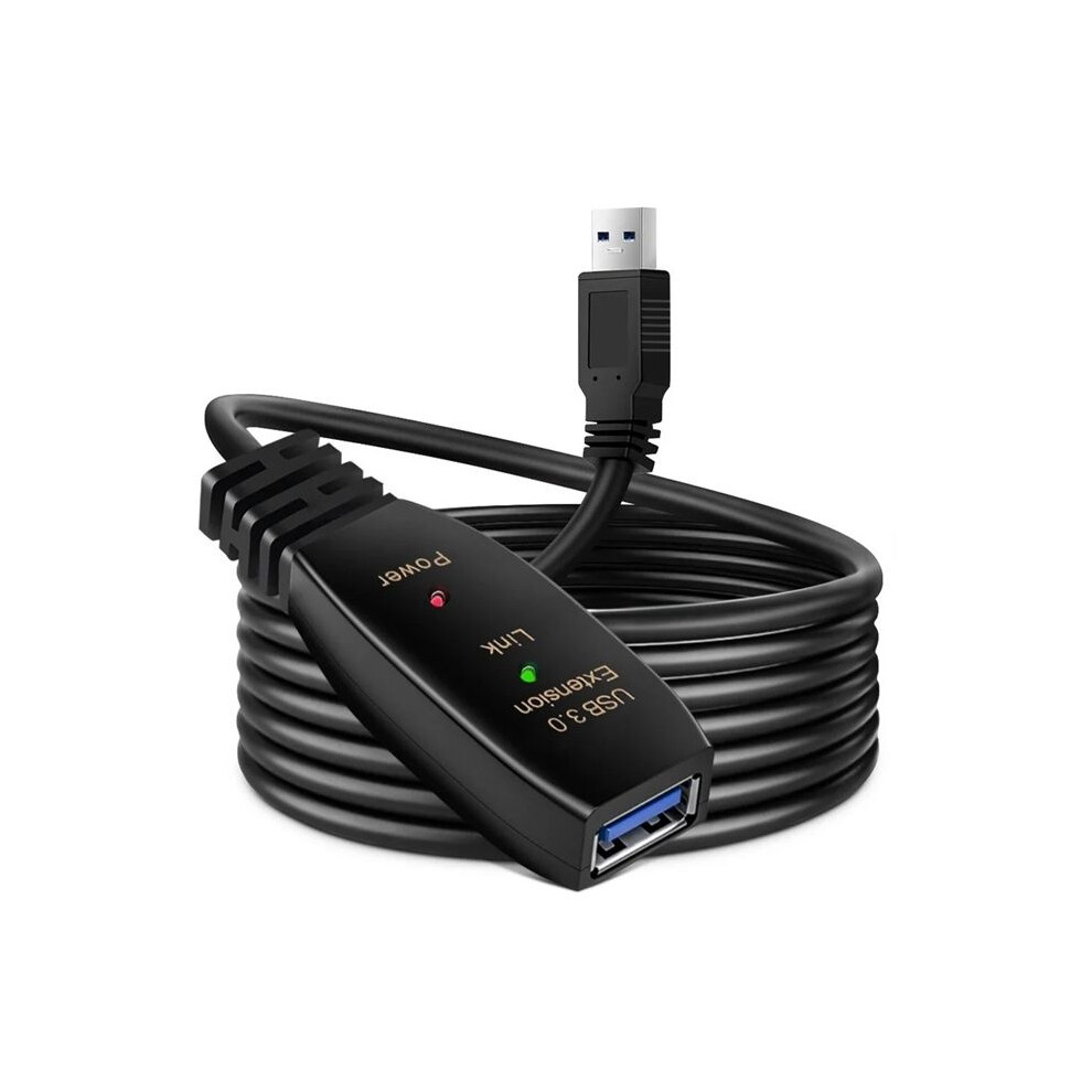 Usb3.0 Extension Cable Signal Amplifier Cable Type A Male To Female Extender Cable For Pc Laptop Conference Camera 5M 4714217953528