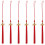 18Pièces Pompons Chapeaux Polyester Métal Décoration Cérémonie 2
