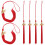 18Pièces Pompons Chapeaux Polyester Métal Décoration Cérémonie 3
