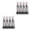 8Pièces Extensions Clips Queue Tressée Enfants Noires 6