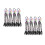 8Pièces Extensions Clips Queue Tressée Enfants Noires 7