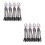 8Pièces Extensions Clips Queue Tressée Enfants Noires 9